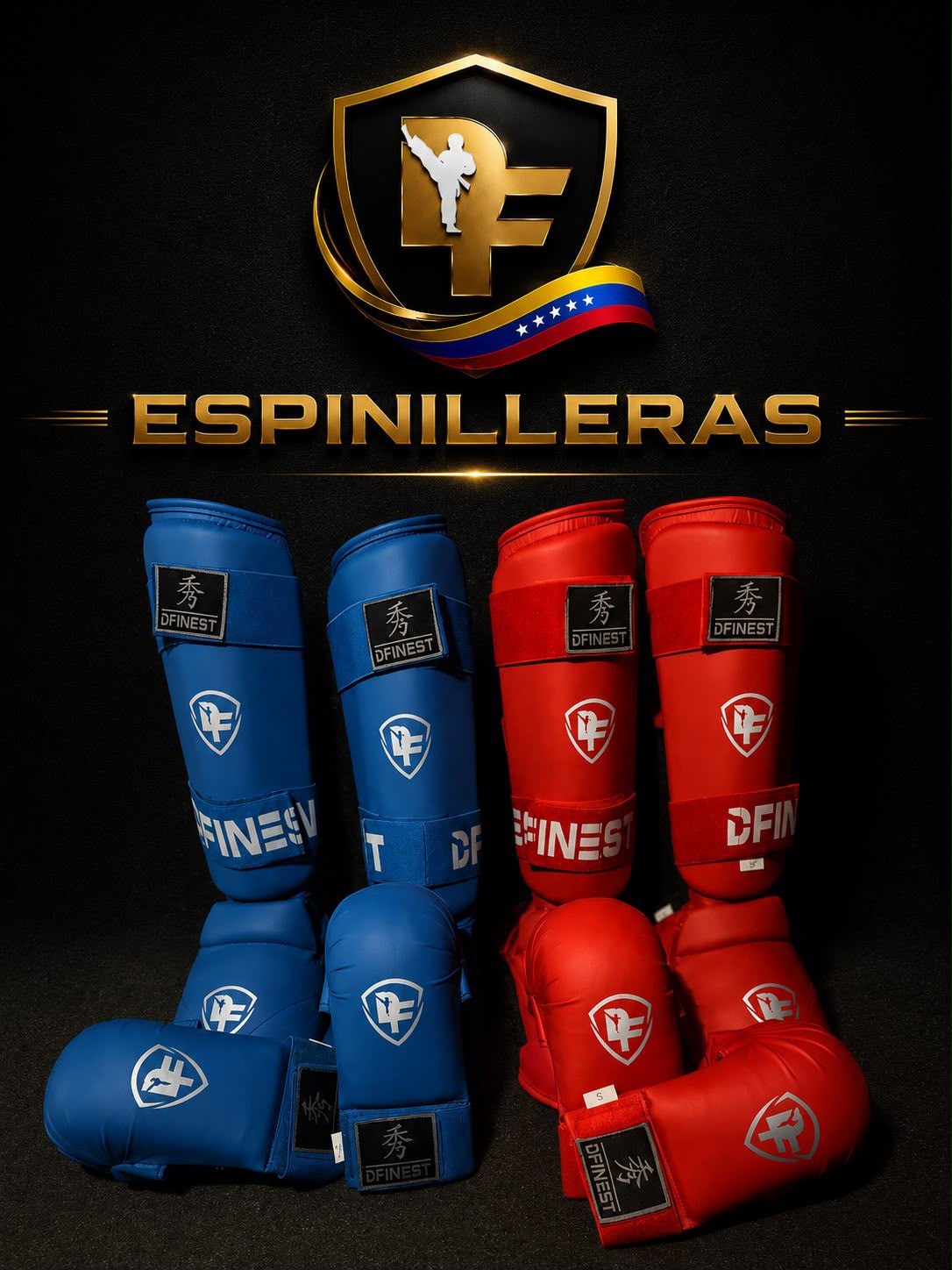 Canilleras y Protecciones Karate DFINEST