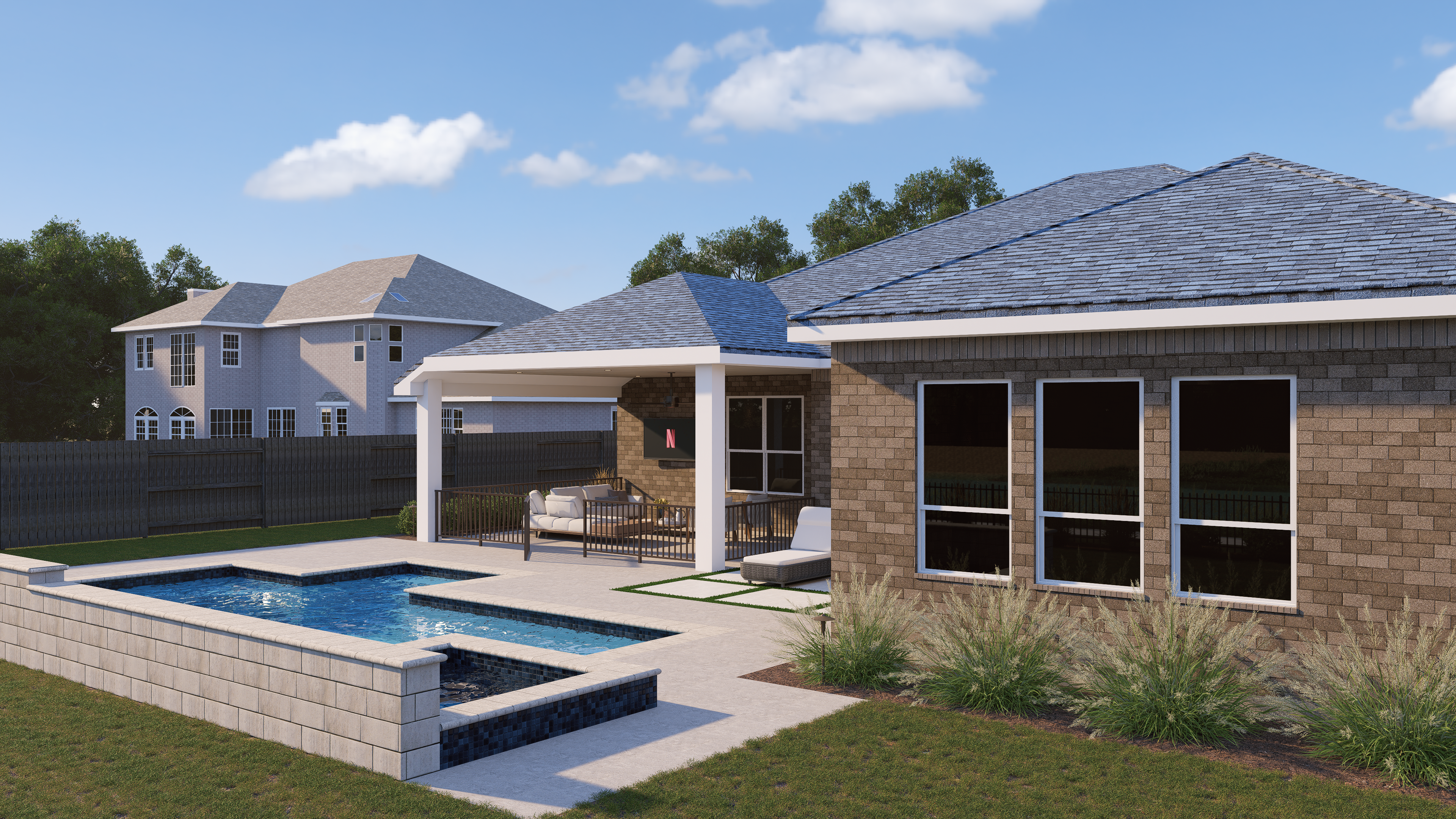 Pool & Kitchen Fusion