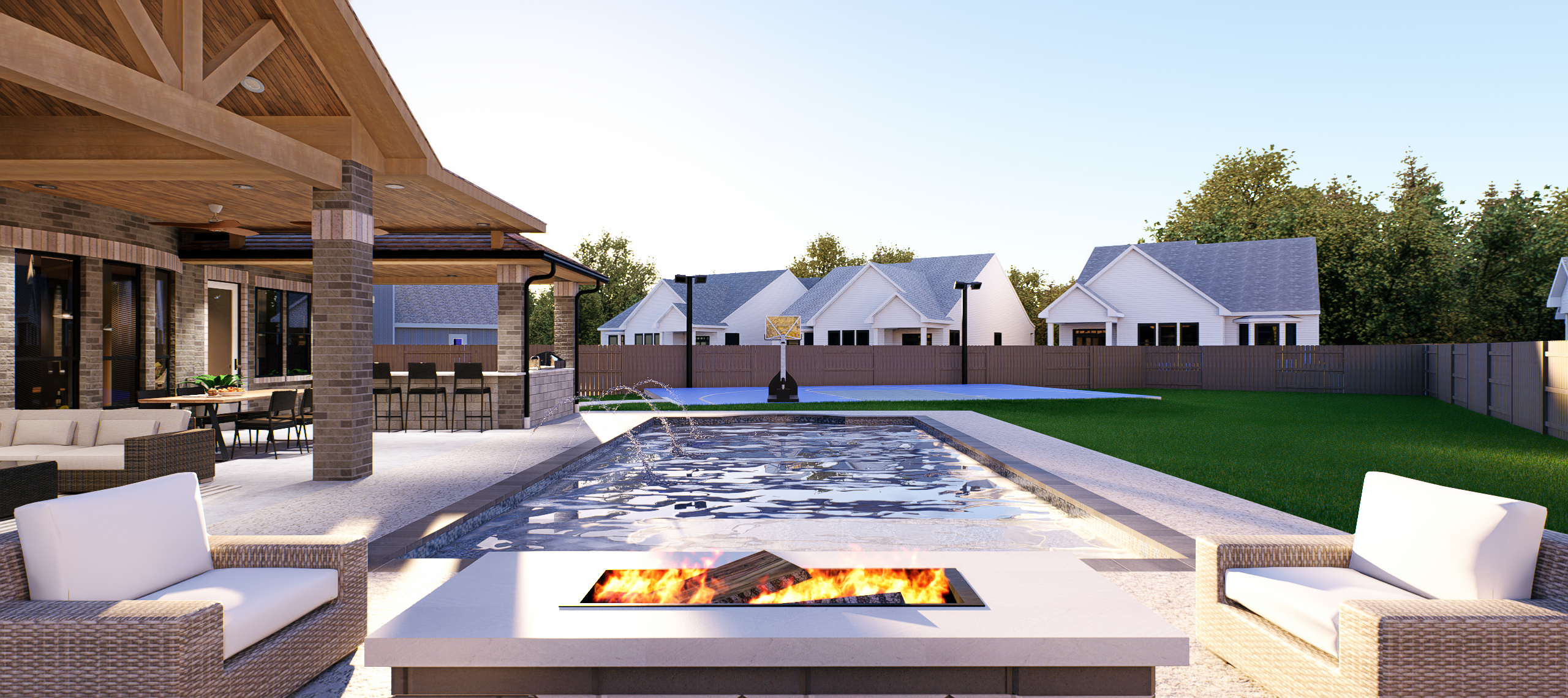 Luxury Patio and Hardscaping