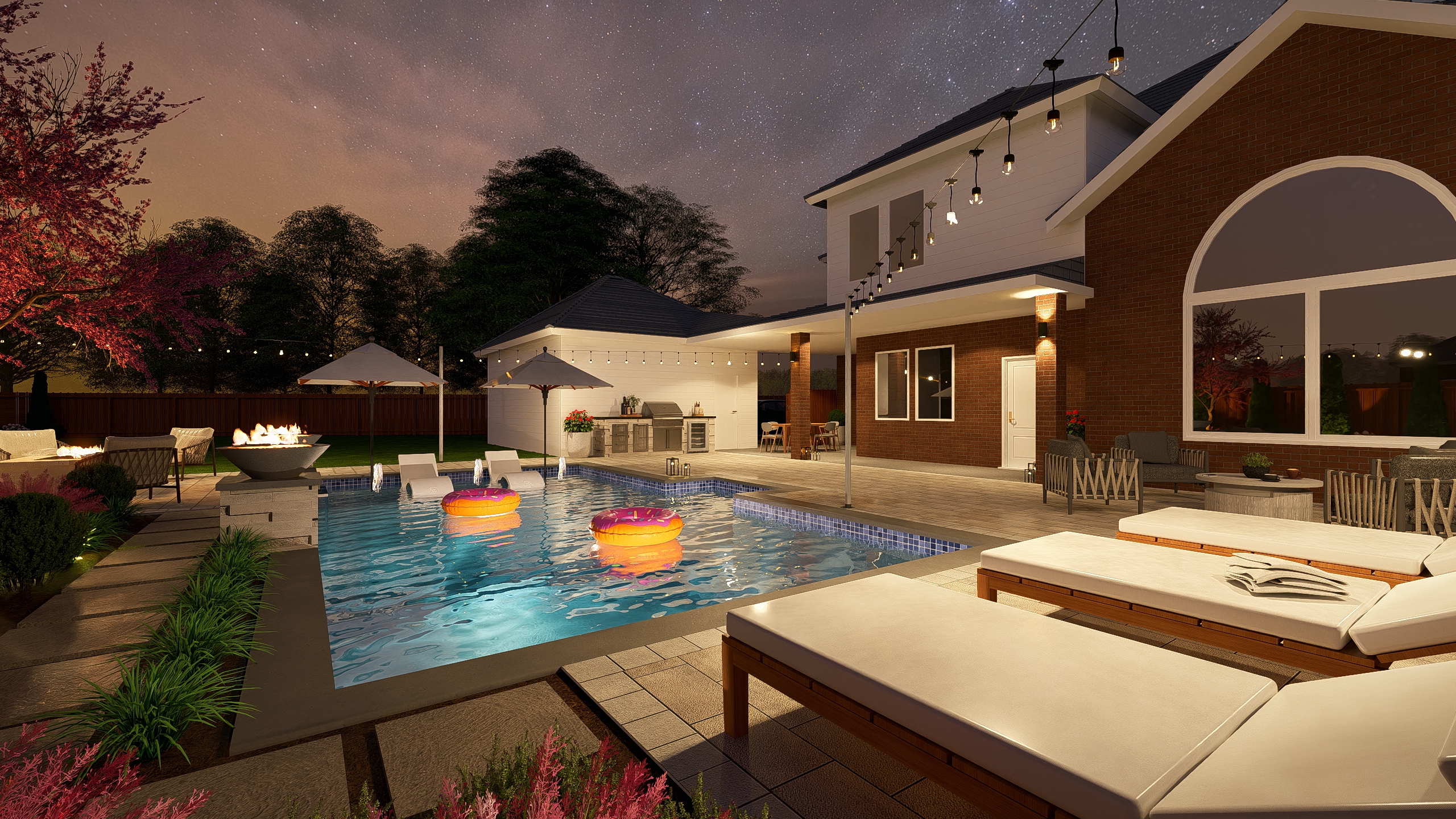 3D Pool Render 2