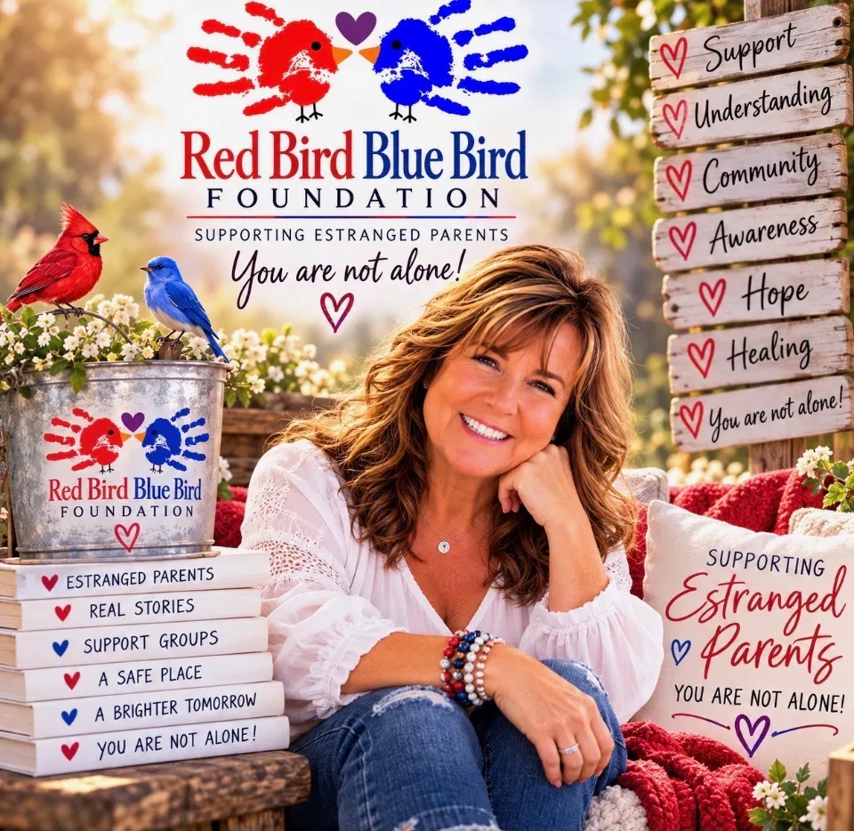 Red Bird Blue Bird Foundation — Supporting Estranged Parents. You are not alone. Kim, founder.