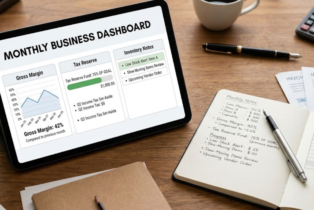 Monthly financial review for cash flow visibility and pricing for profit Monthly financial review for cash flow visibility and pricing for profit