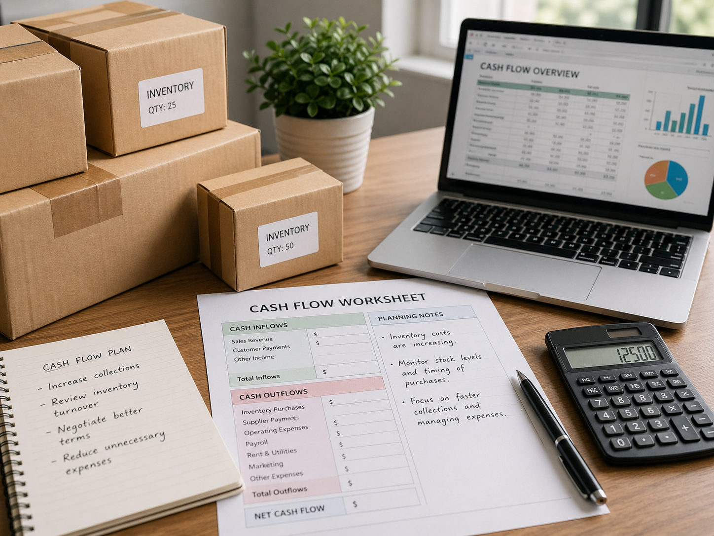 Rising inventory costs and small business cash flow planning