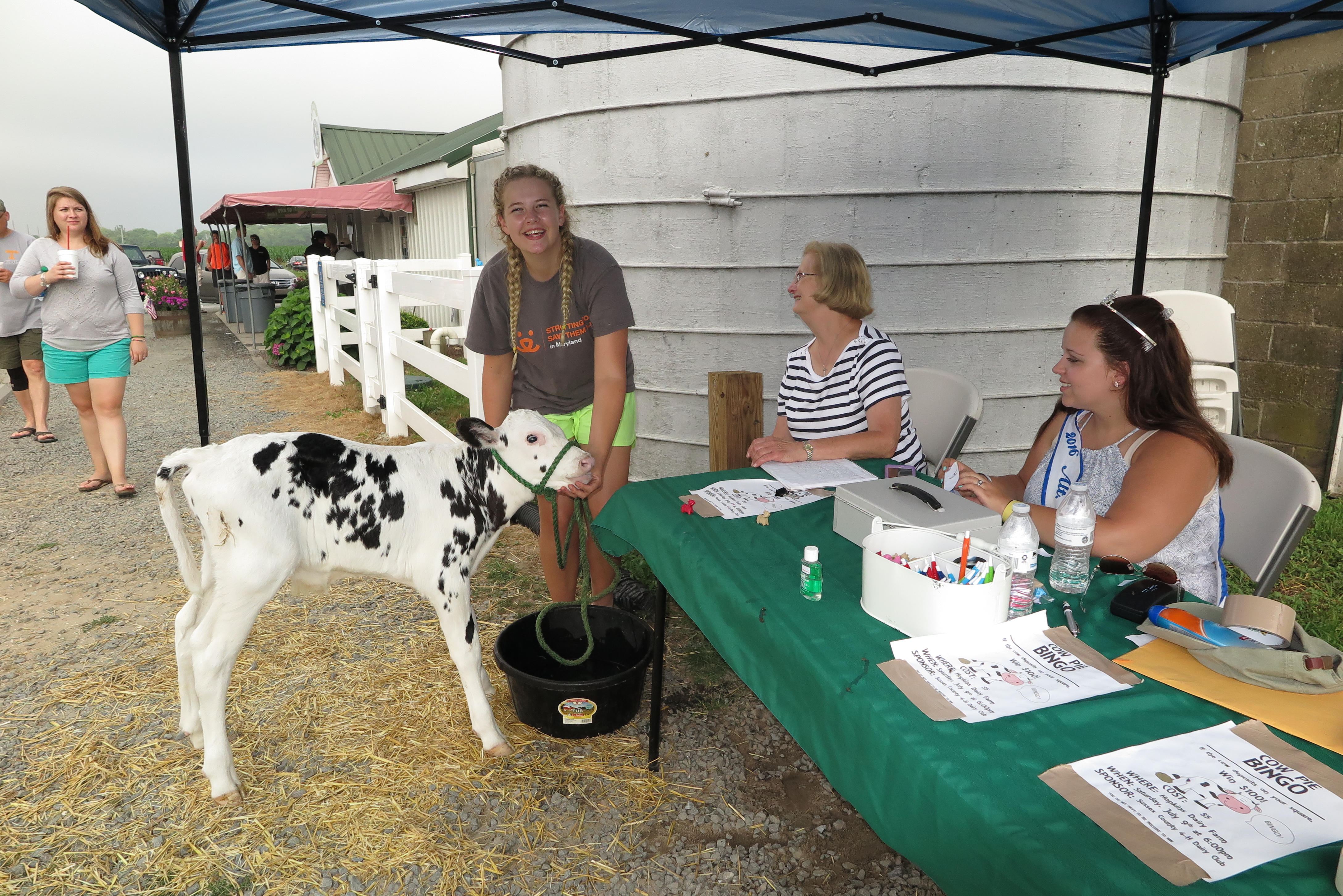 The Koster family with their animals