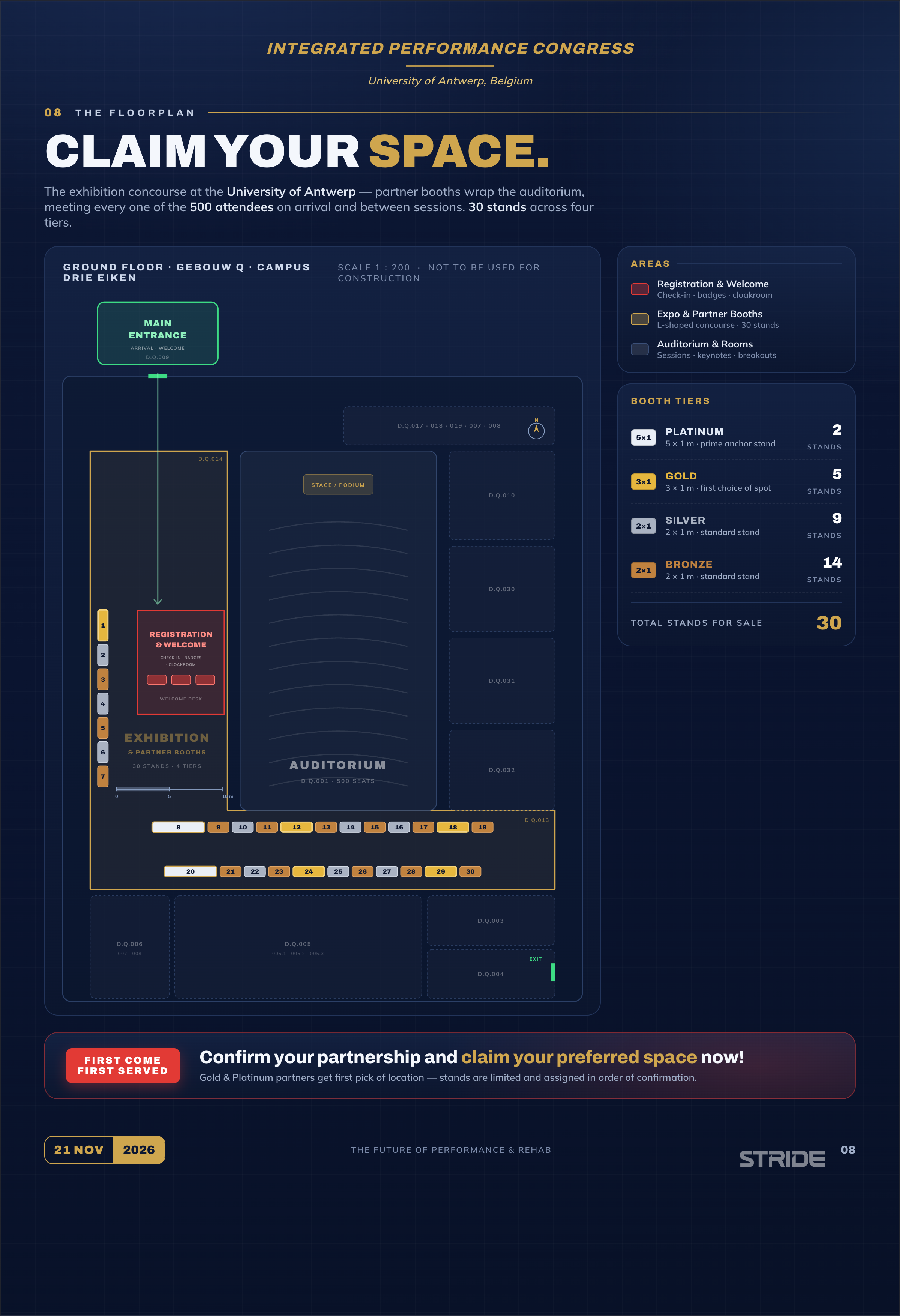 IPC 2026 Expo floorplan — claim your space