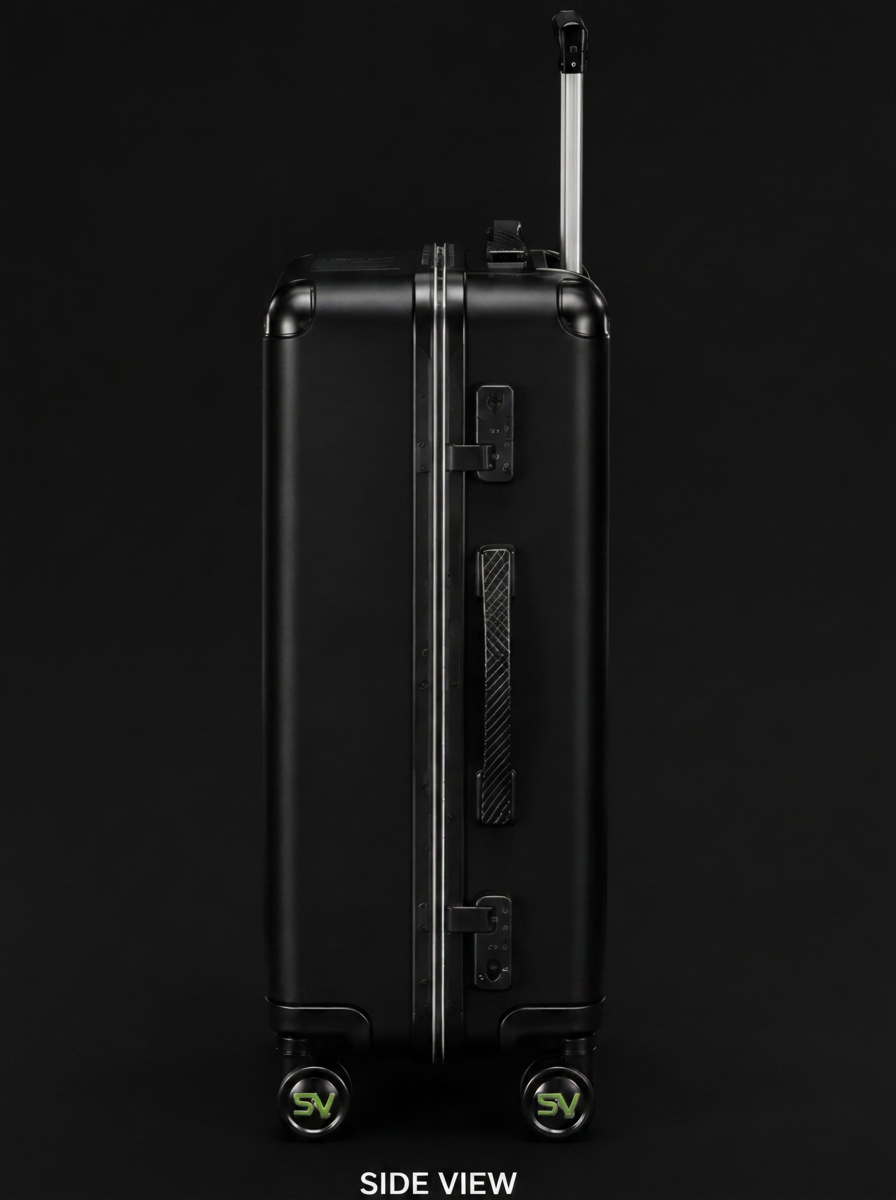 Synova suitcase, side view