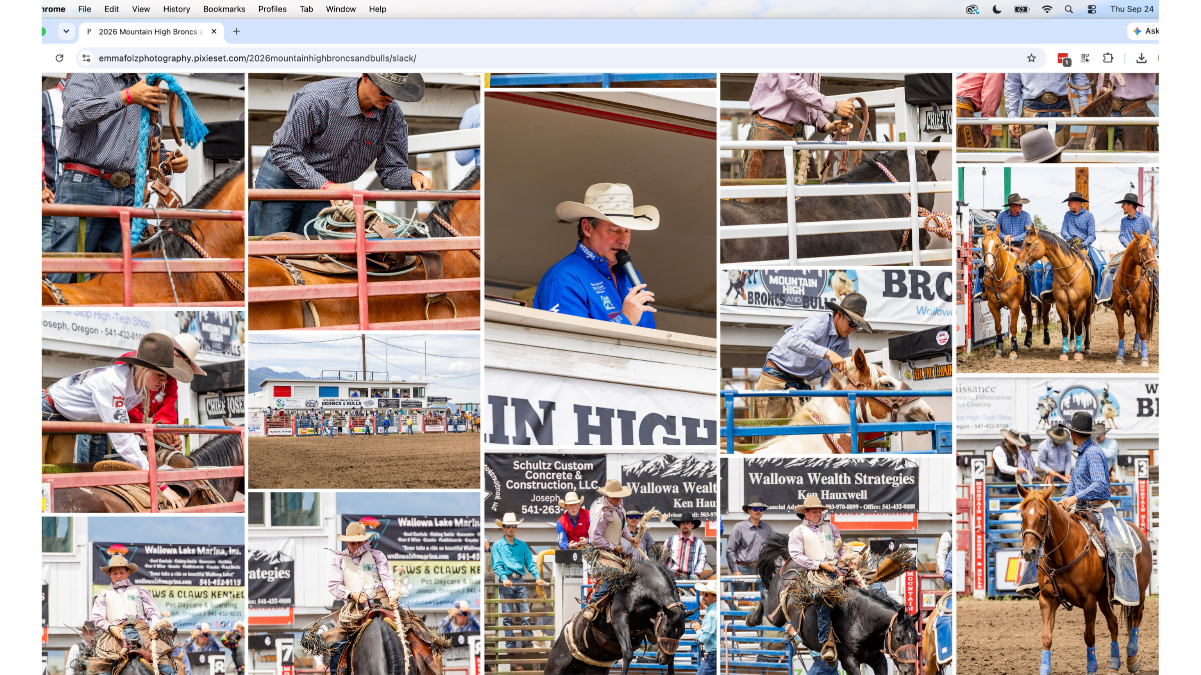 Professional photographs delivered for rodeo marketing. Professional photographs delivered for rodeo marketing.