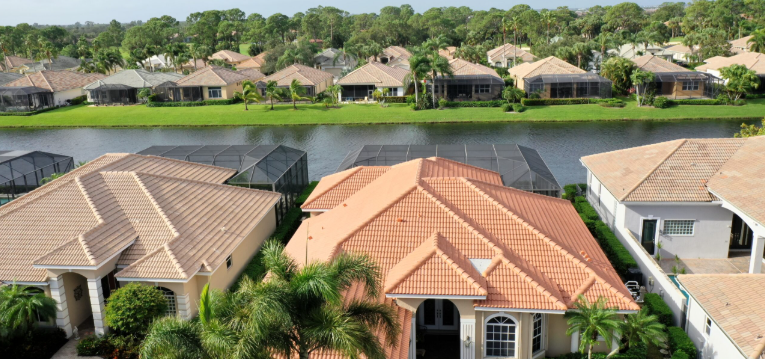 Completed tile roof installation Cape Coral FL