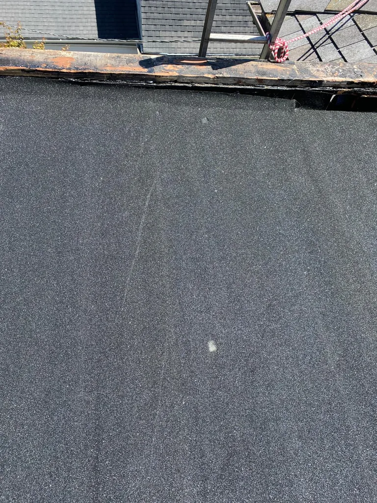 Completed roofing project