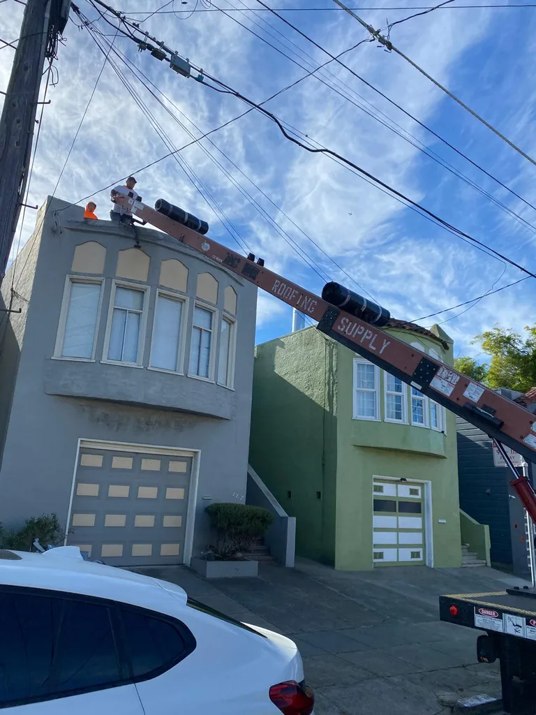 Completed roofing project