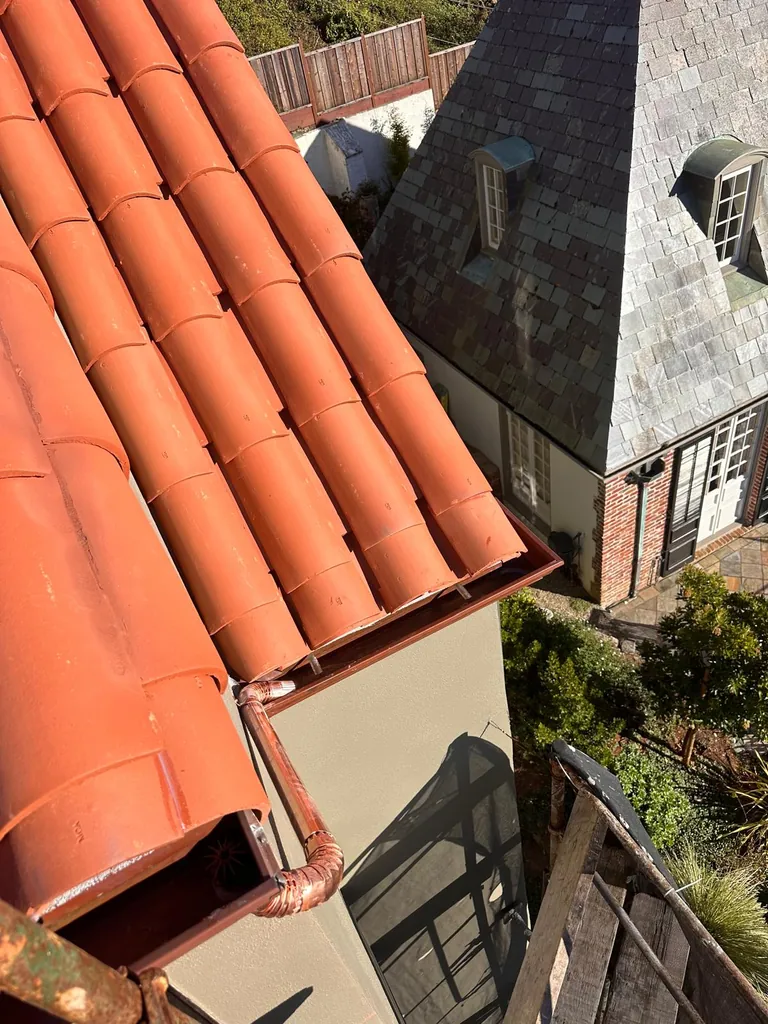 Completed roofing project