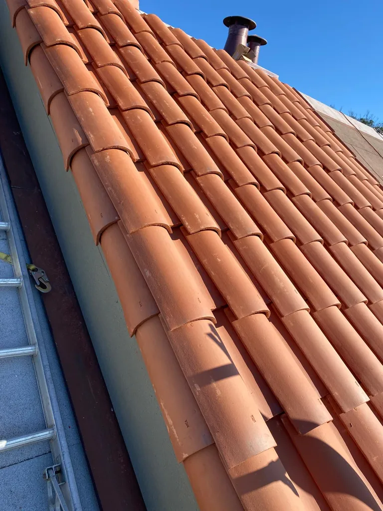 Completed roofing project