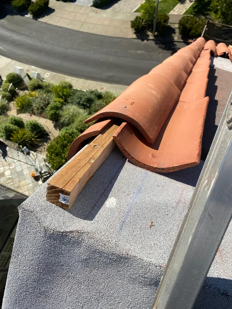 Completed roofing project