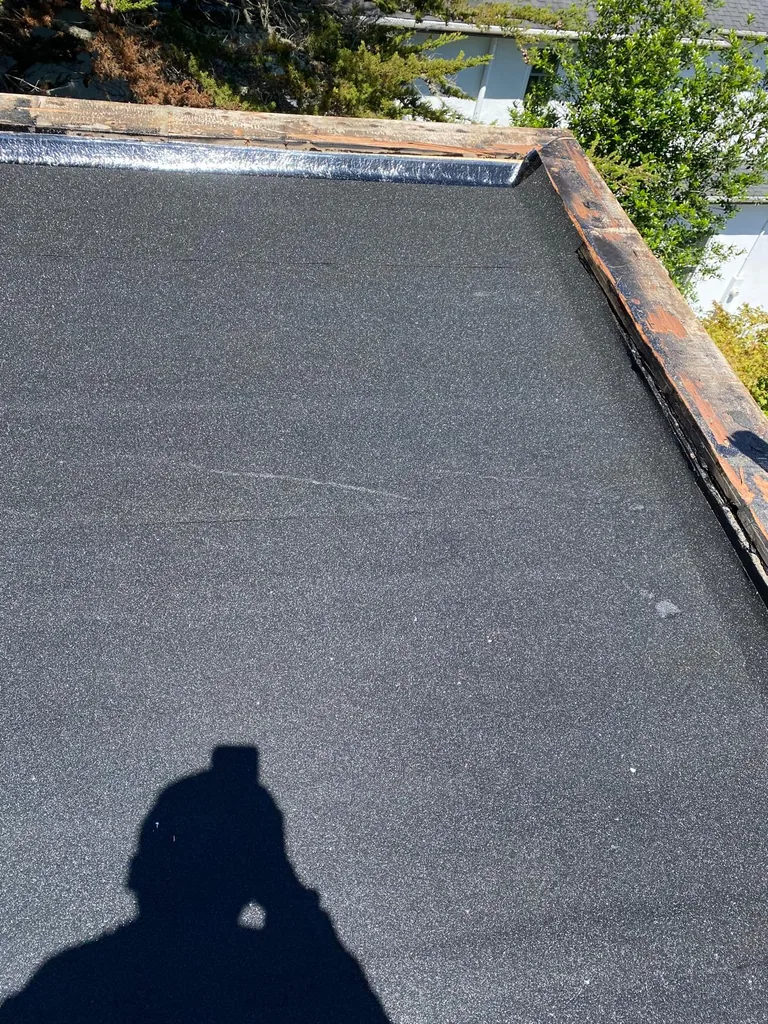 Completed roofing project