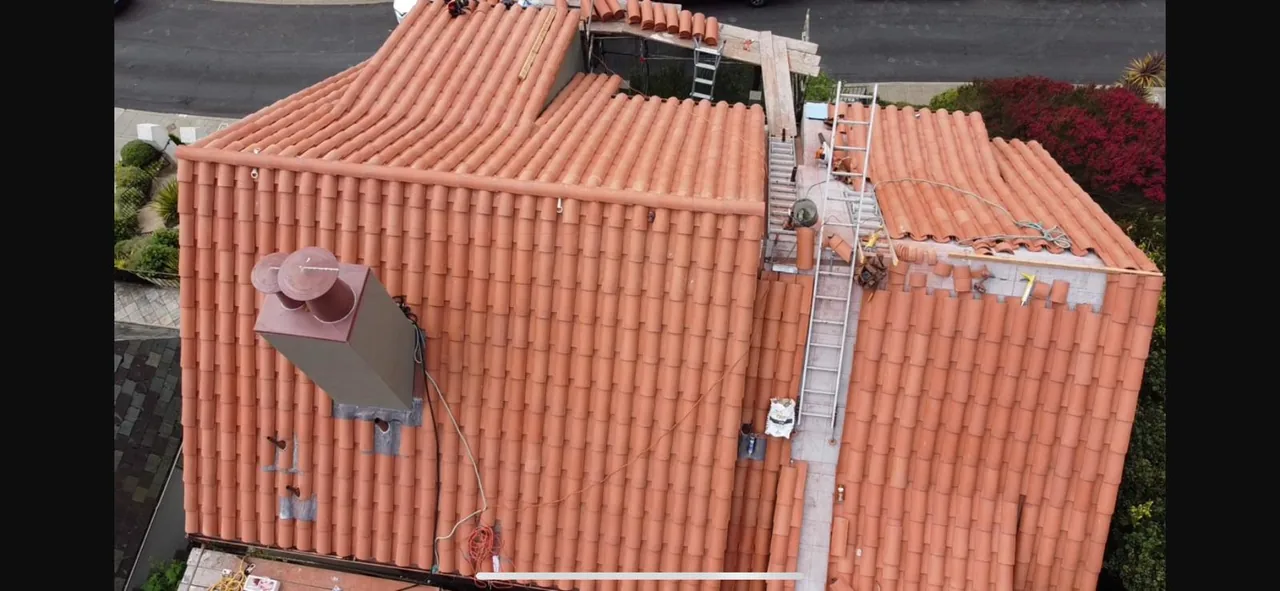Completed roofing project