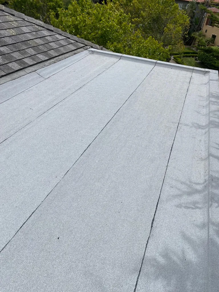 Completed roofing project