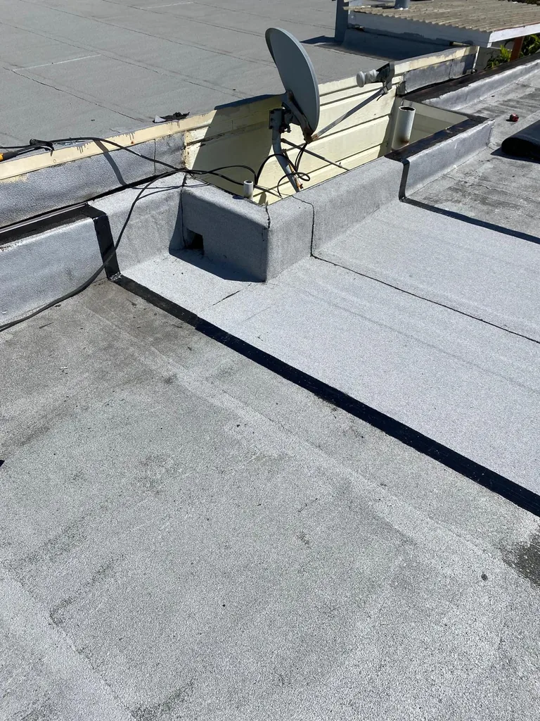 Completed roofing project