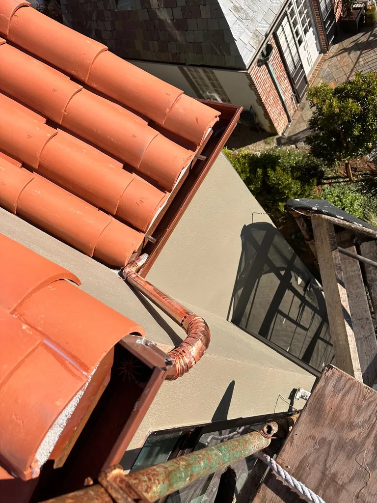 Completed roofing project
