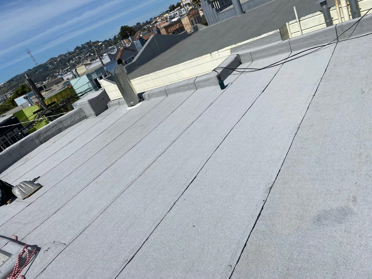 Completed roofing project