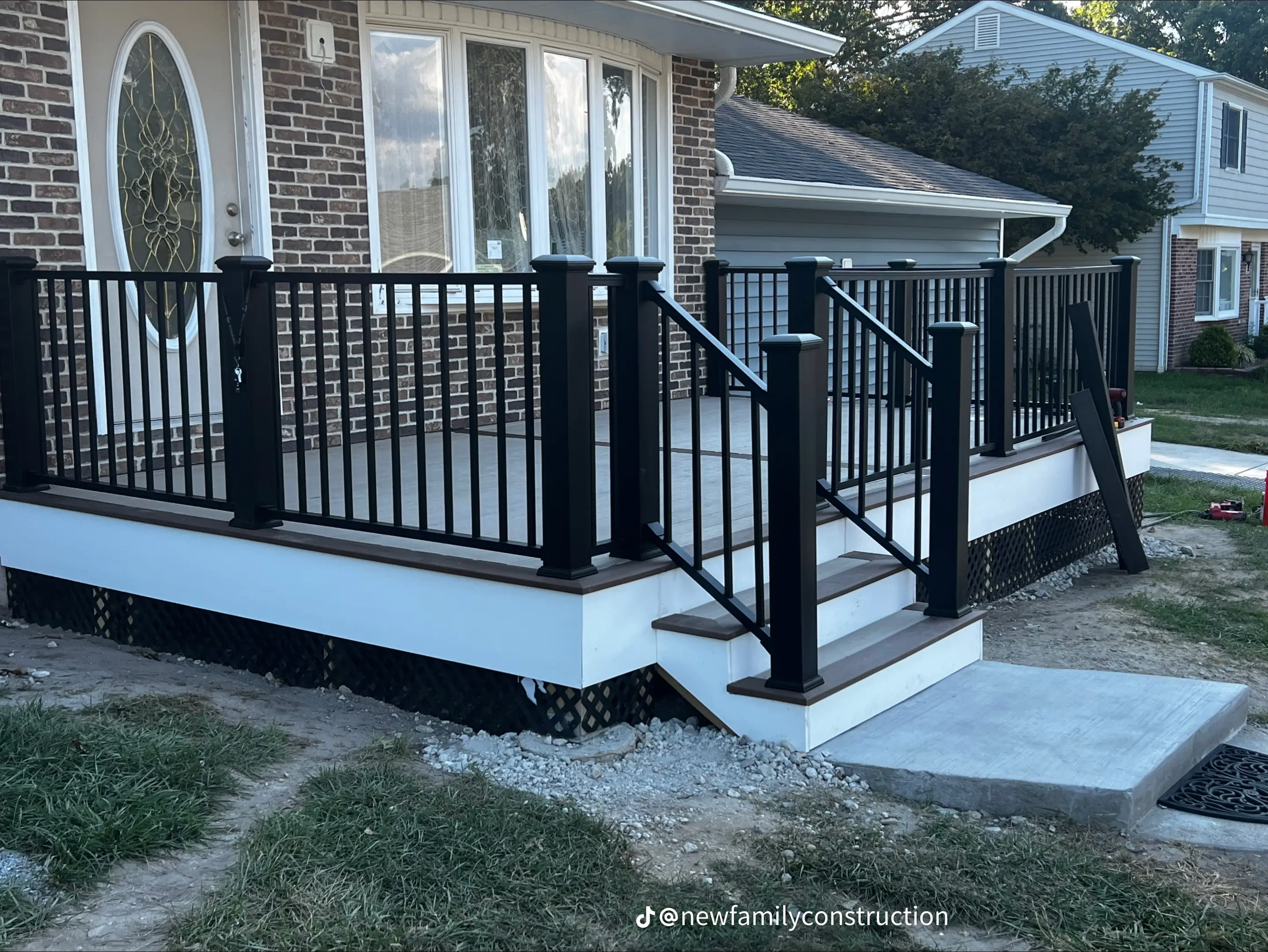 New Family General Contractors deck project