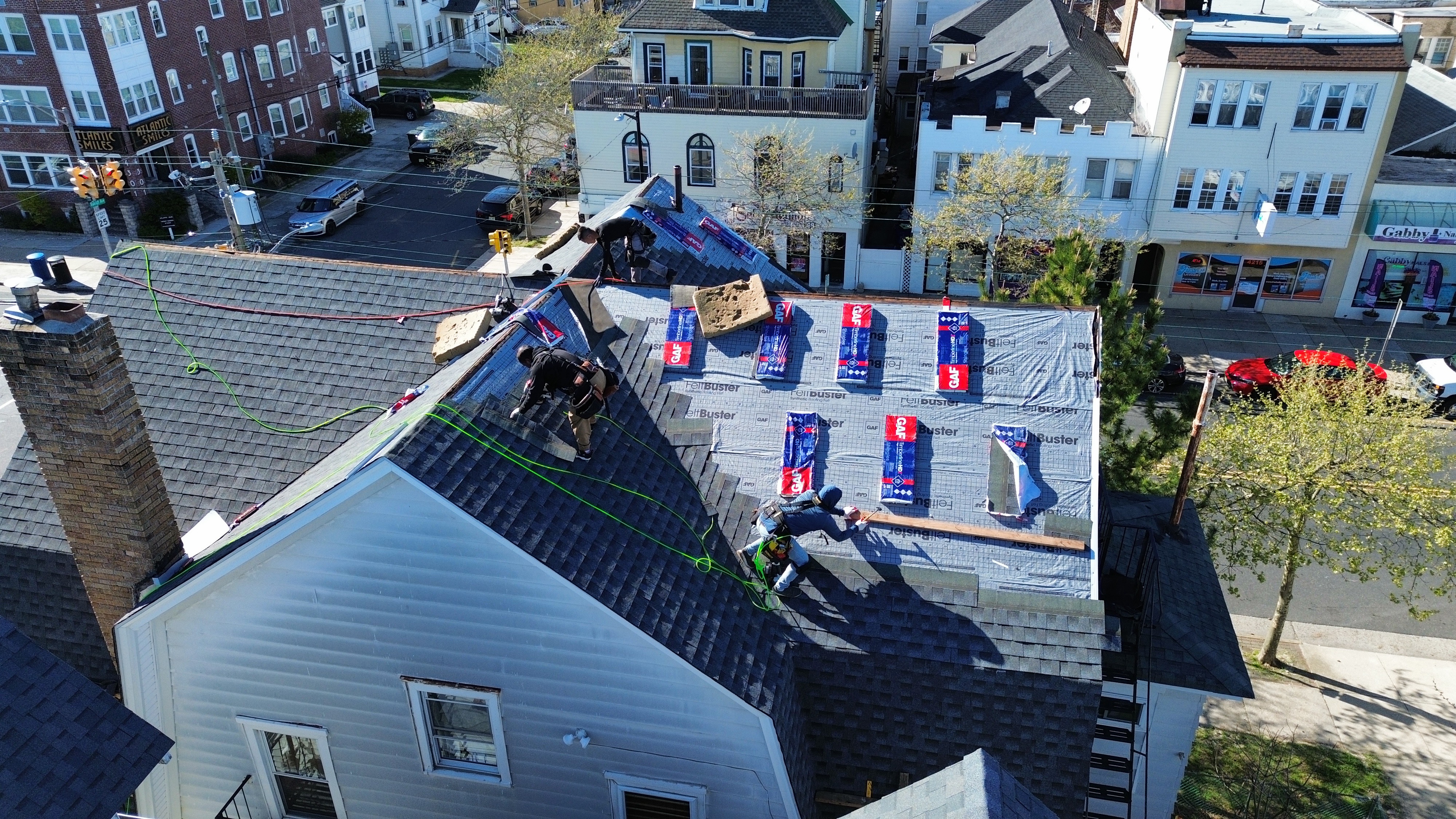 Roof replacement project