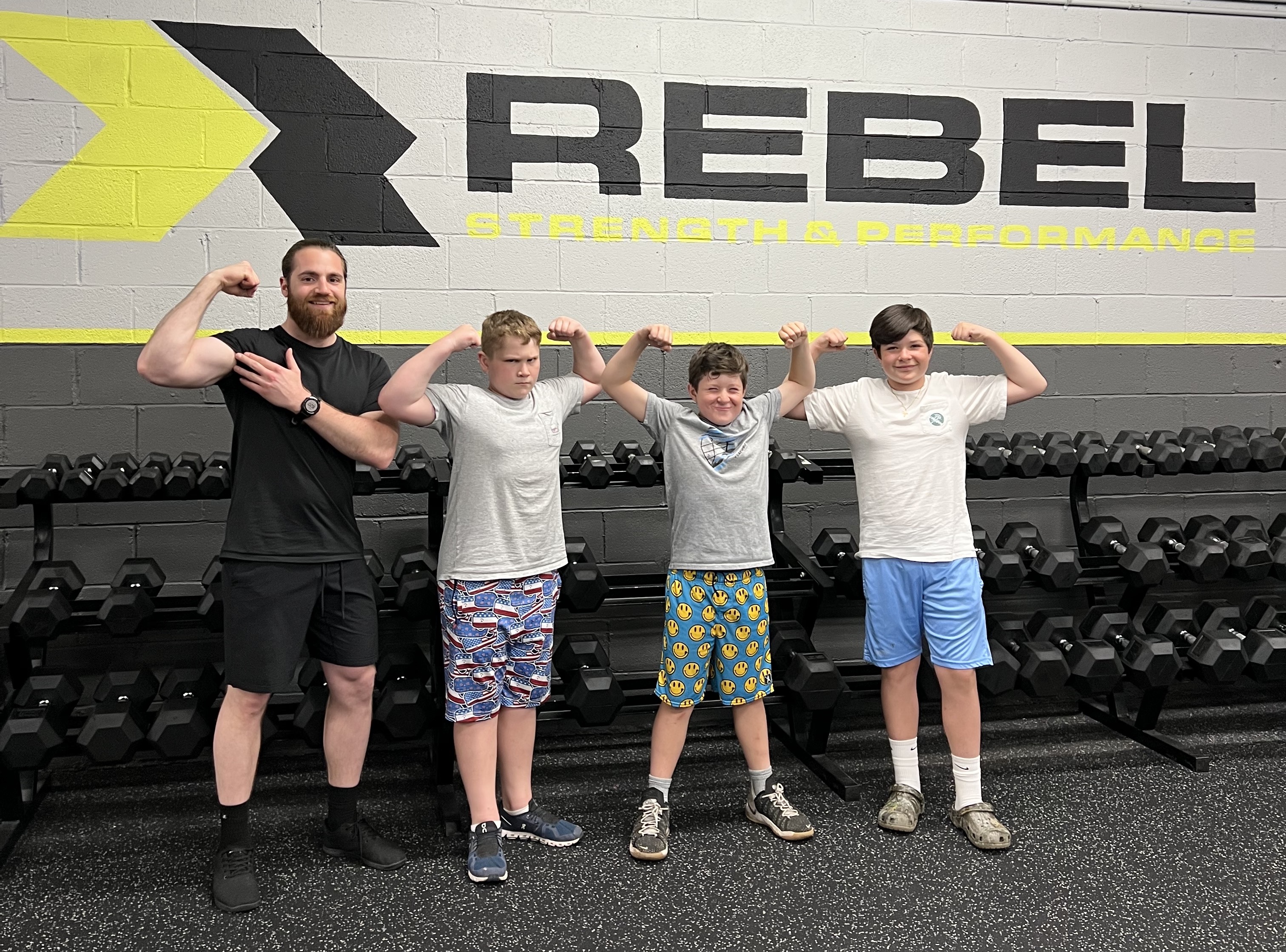 Athlete training at Rebel Strength & Performance