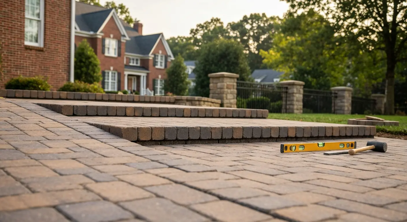 Paver walkway project