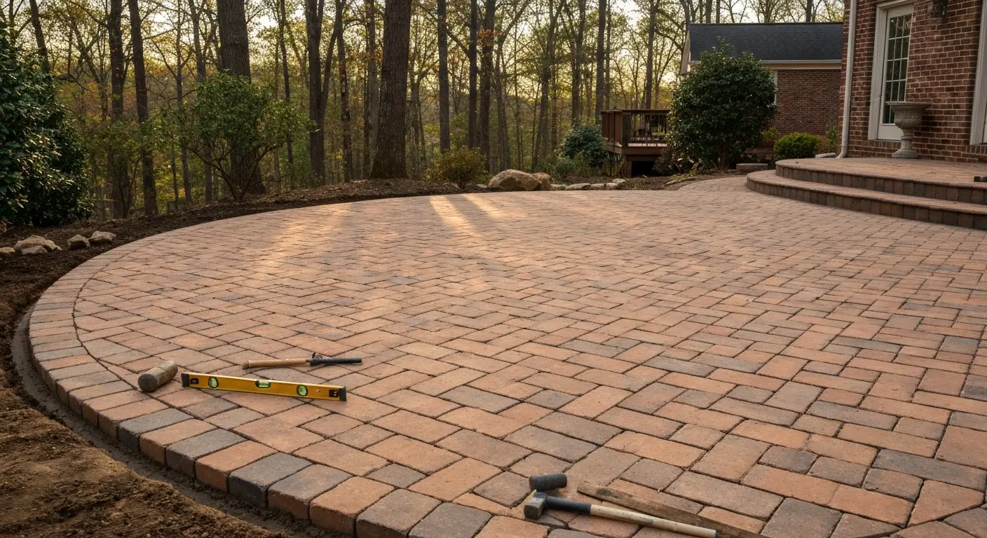 Patio pavers in Annandale