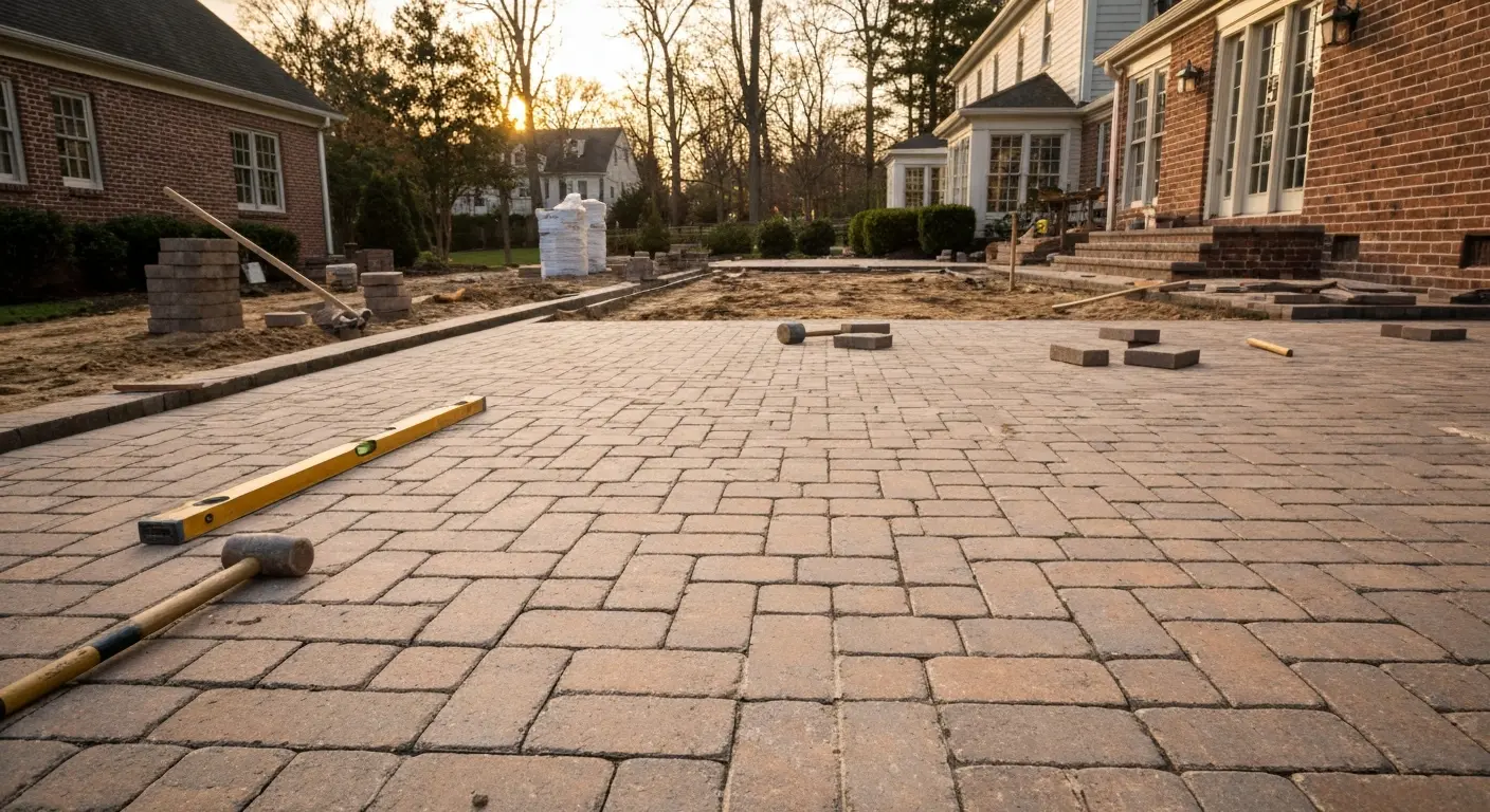 Paver patio project