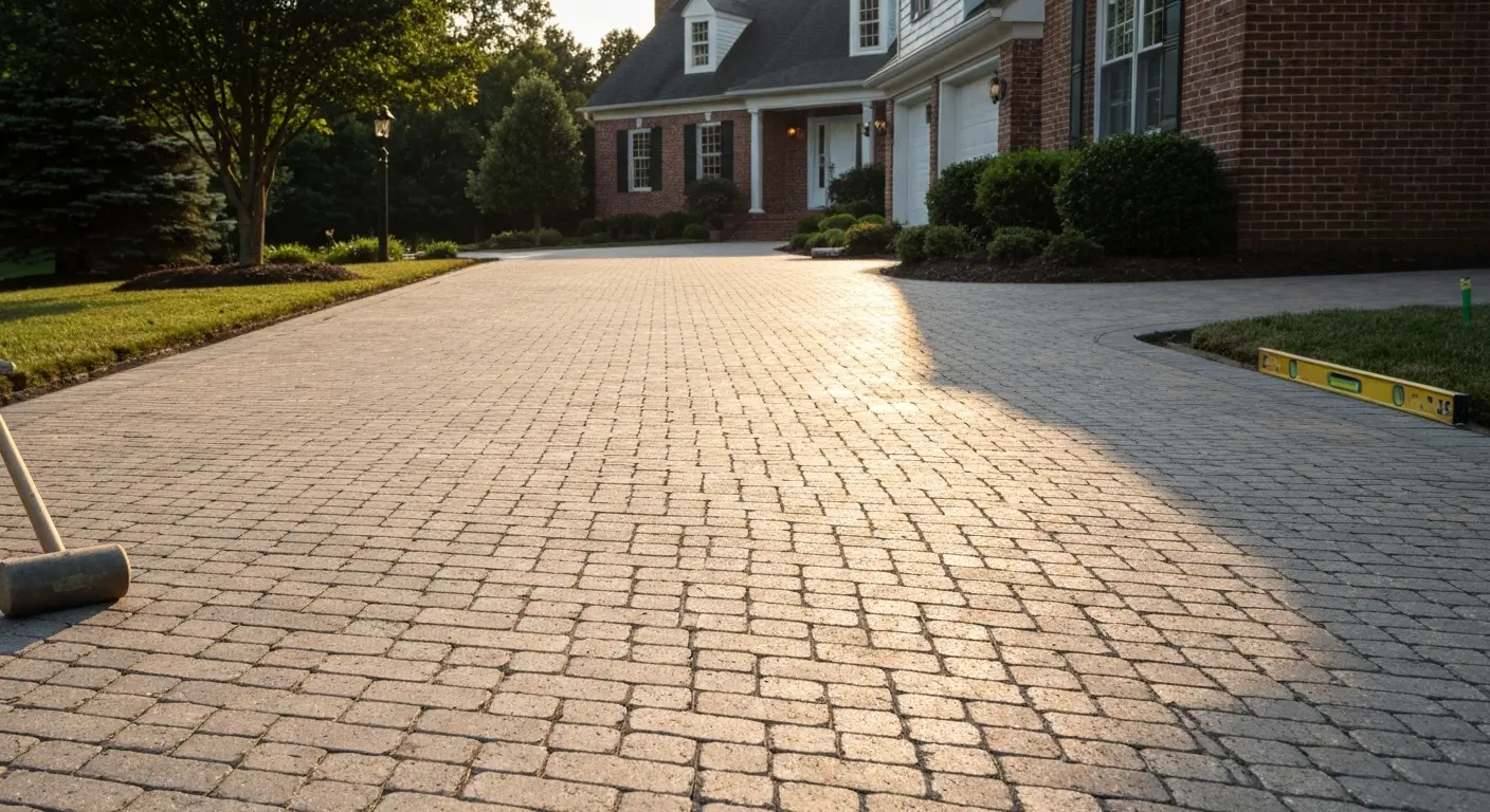 Driveway paving