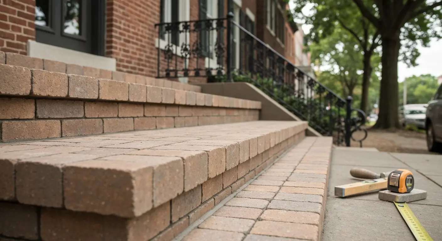 Steps and stoop installation