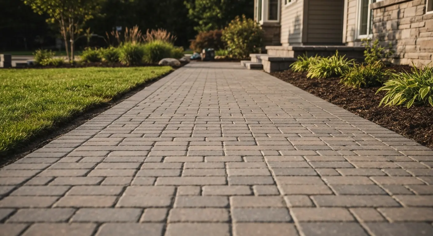 Paver walkway