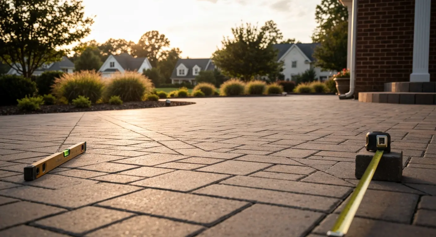 Paver driveway project