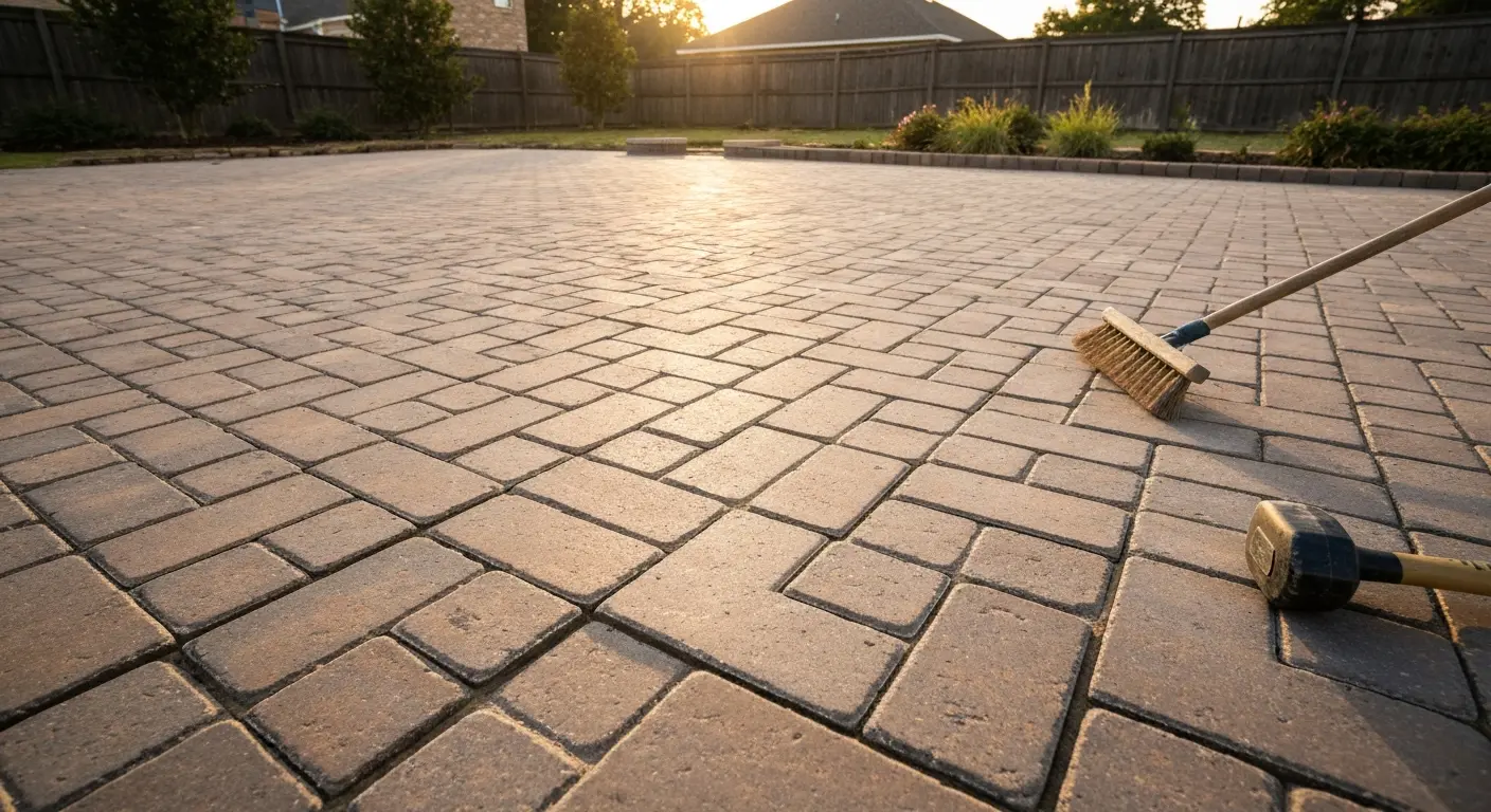Paver patio repair