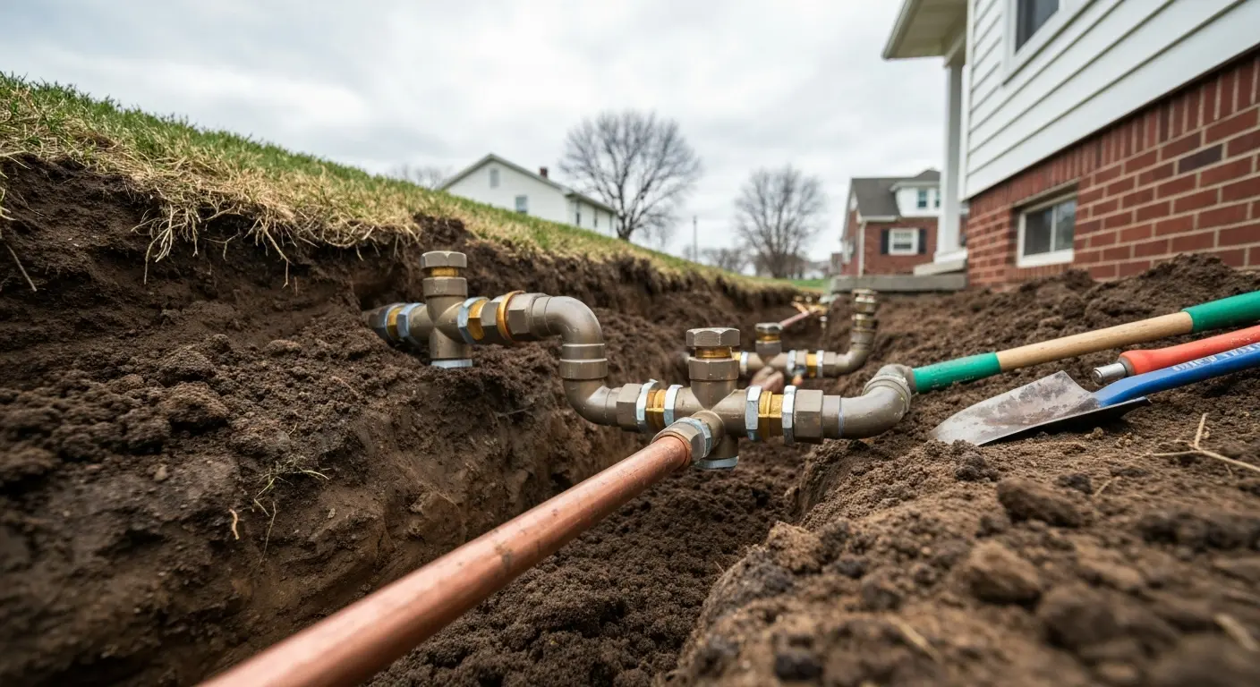 Water line replacement