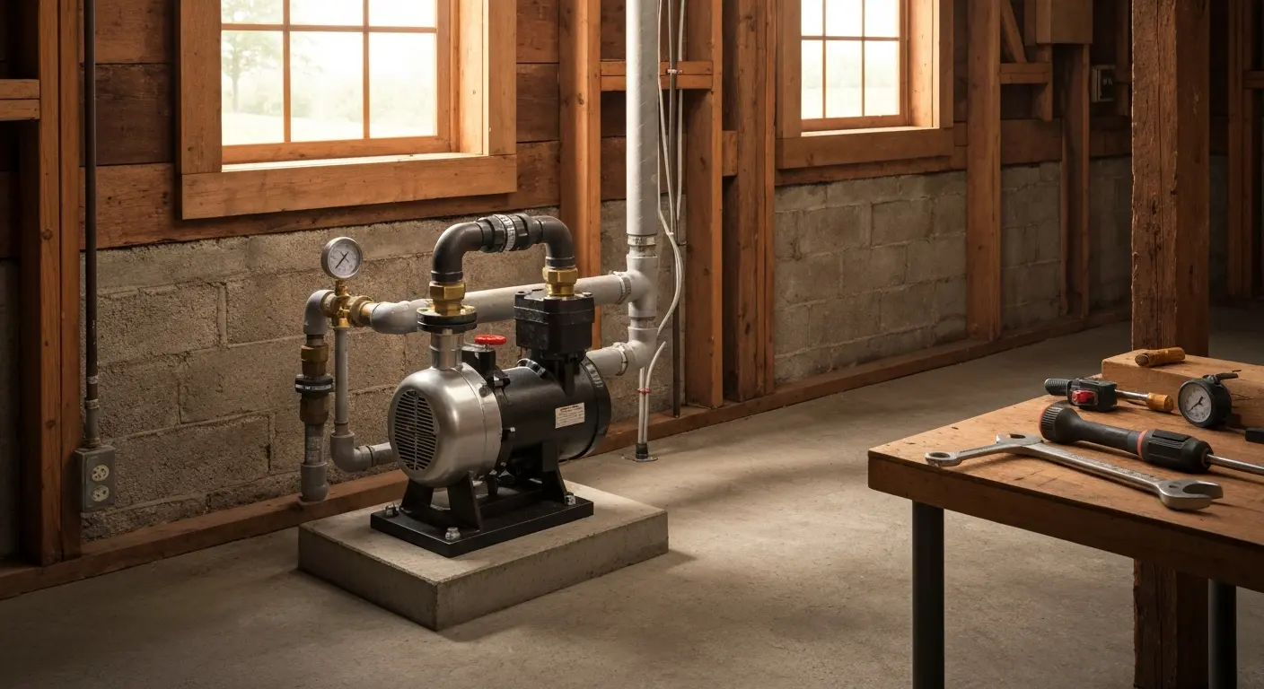 Well pump installation