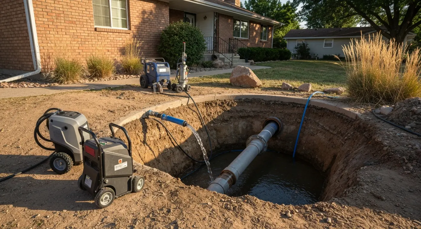 Drain cleaning service