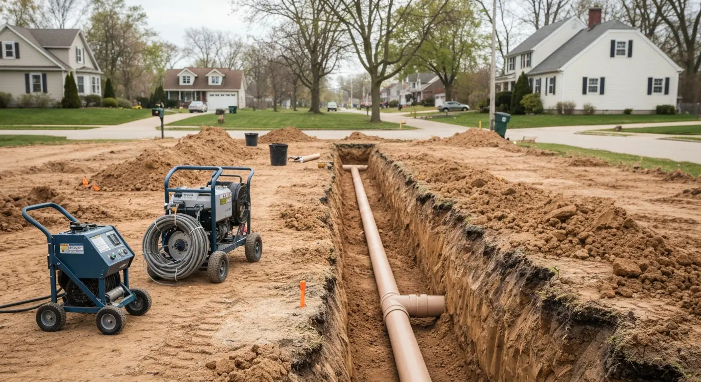 Drain cleaning and sewer repair