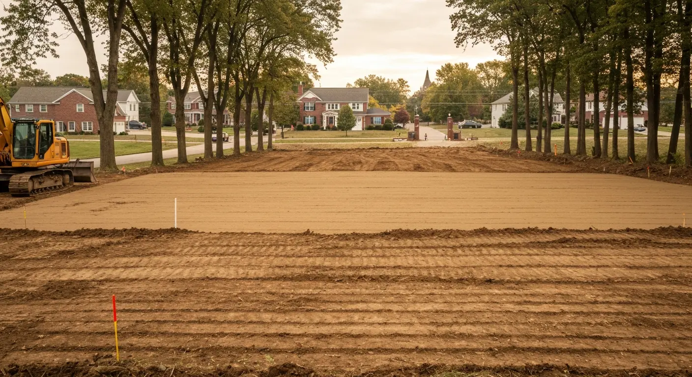 Land clearing and grading