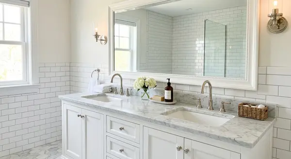 Well-planned bathroom remodel with functional layout and timeless finishes