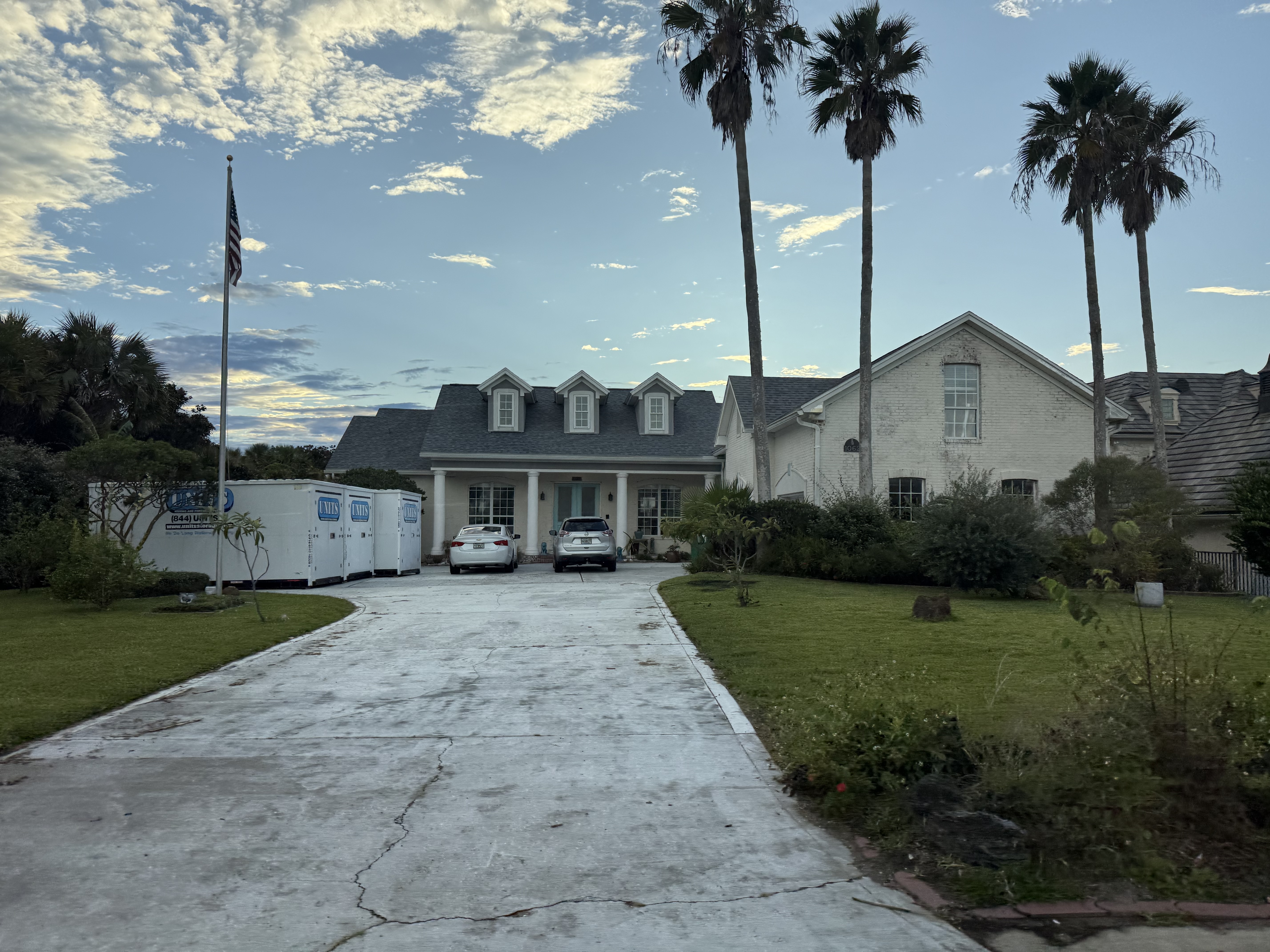 Coastal home exterior before renovation