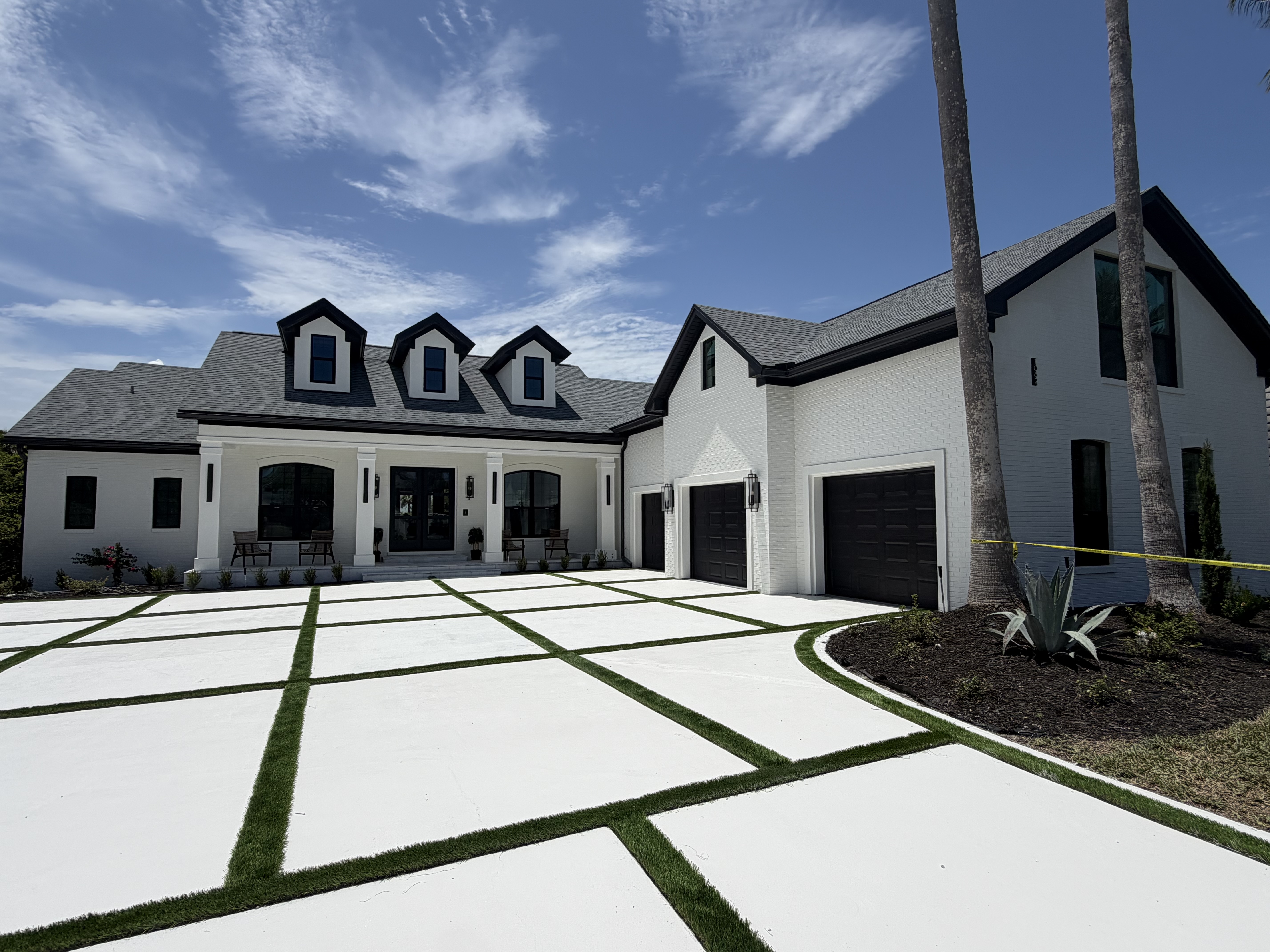 Coastal home exterior after renovation