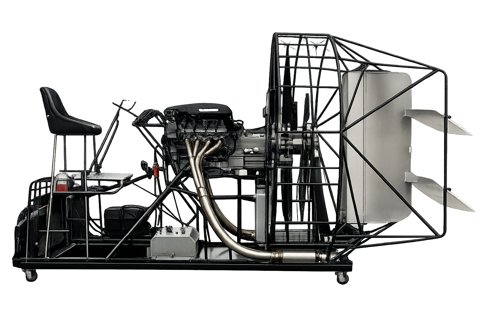 The FIREBREAK M-DAS engineered airflow unit — side view