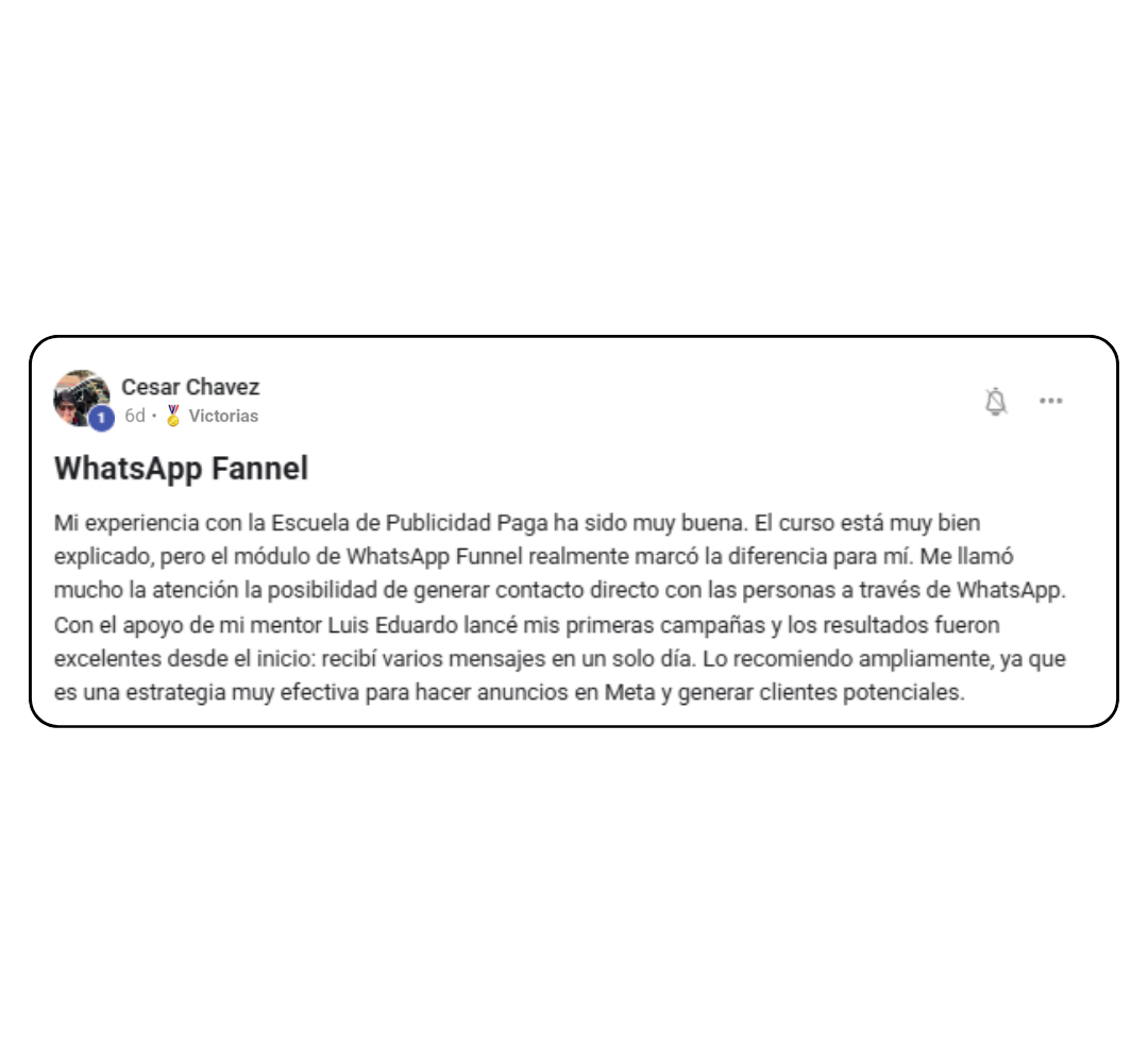 Reseña de un miembro de la comunidad EPP