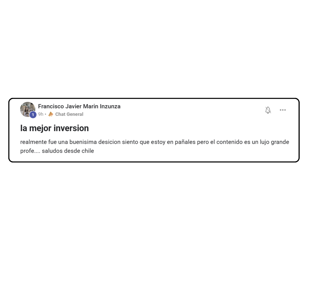 Reseña de un miembro de la comunidad EPP