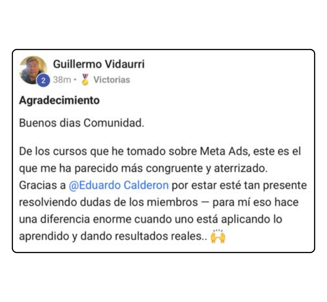Reseña de un miembro de la comunidad EPP