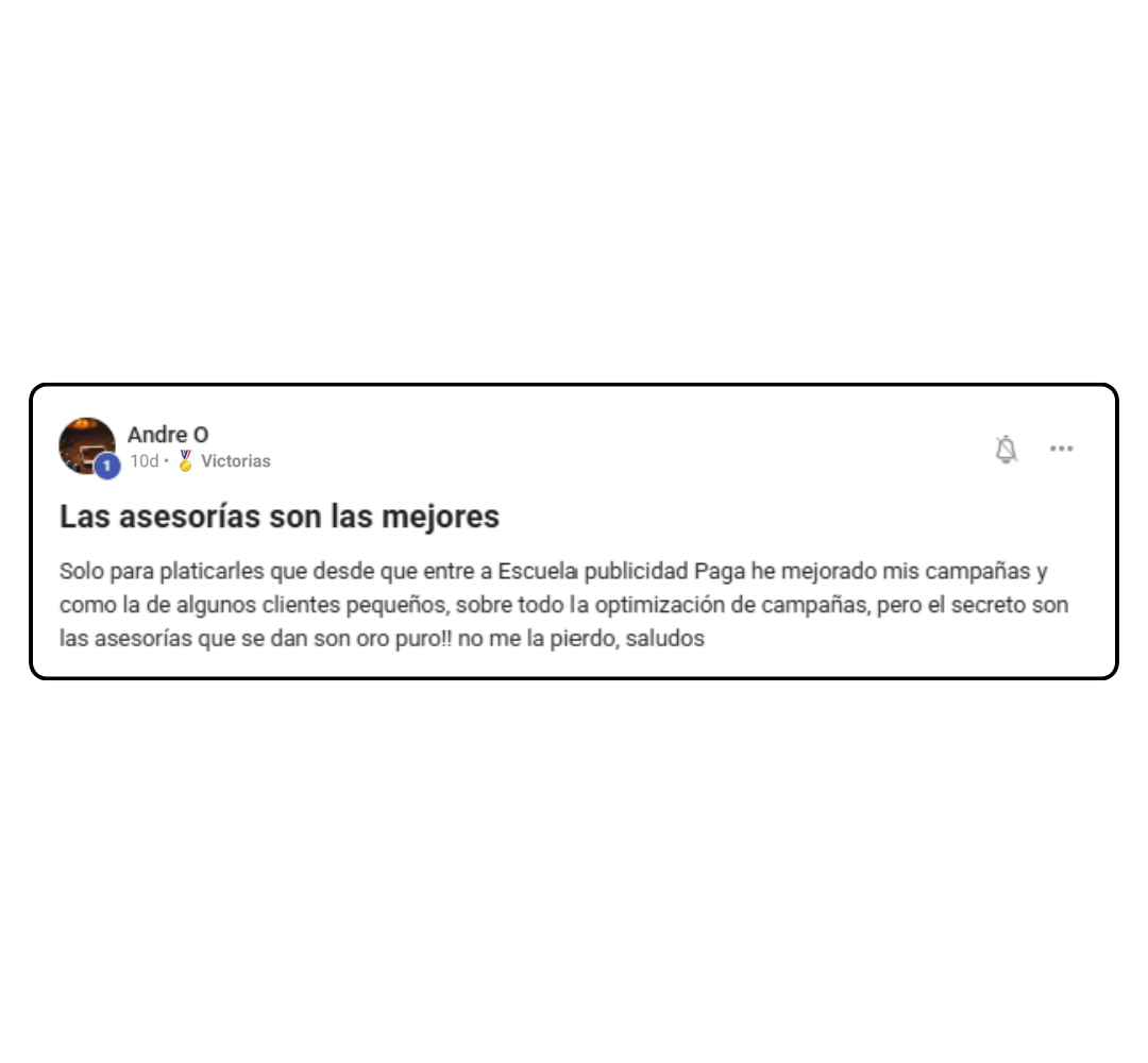 Reseña de un miembro de la comunidad EPP
