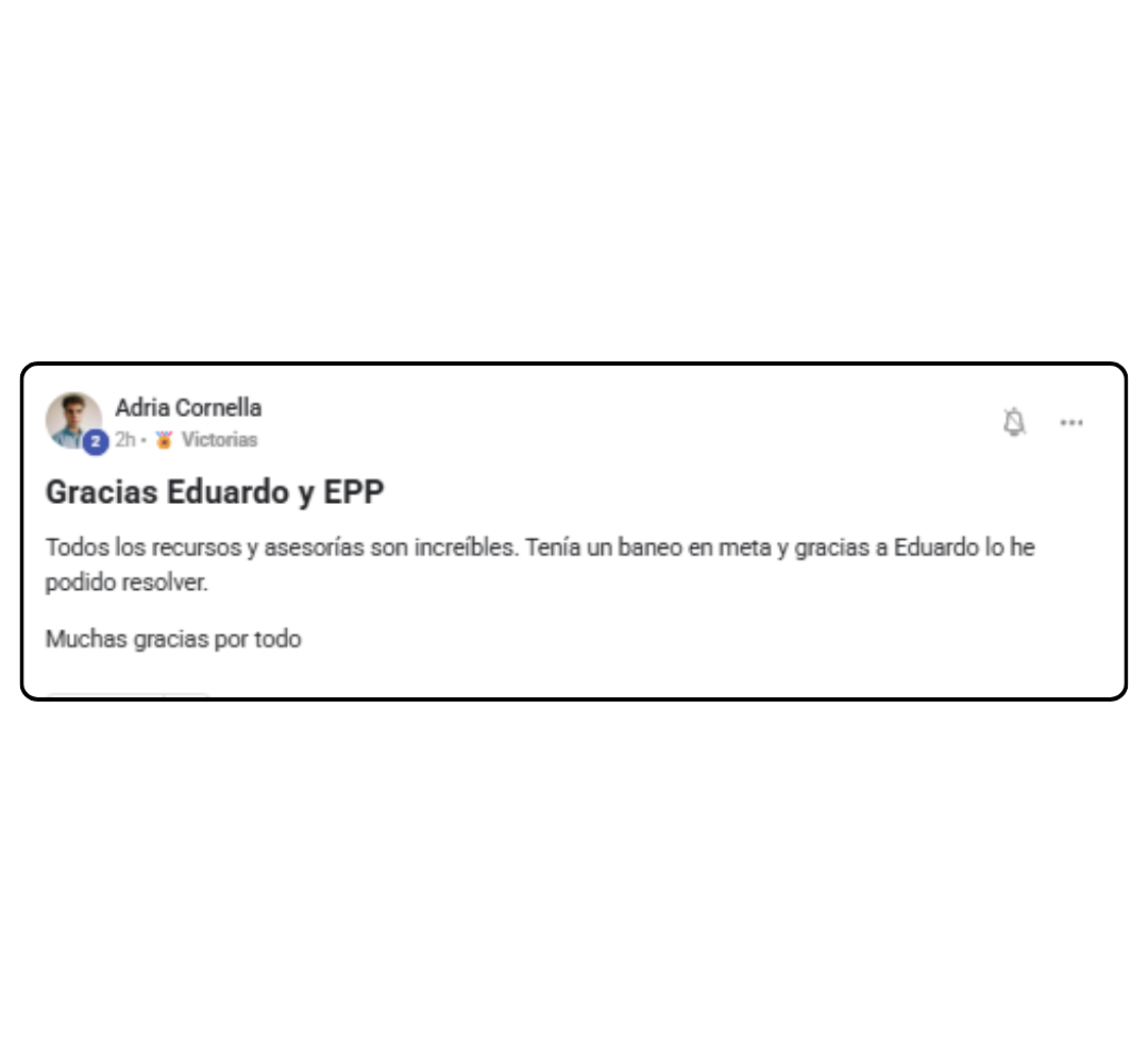Reseña de un miembro de la comunidad EPP
