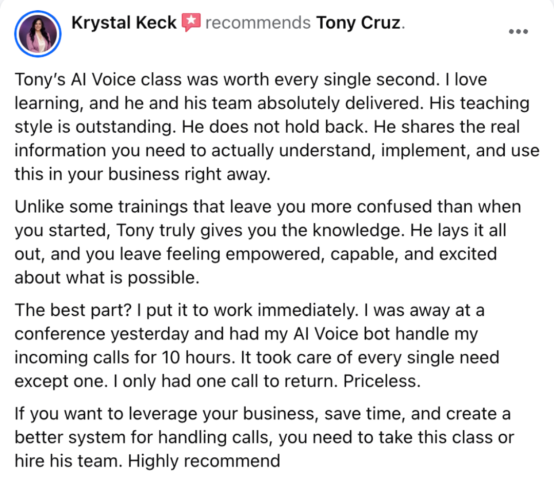 Customer Review