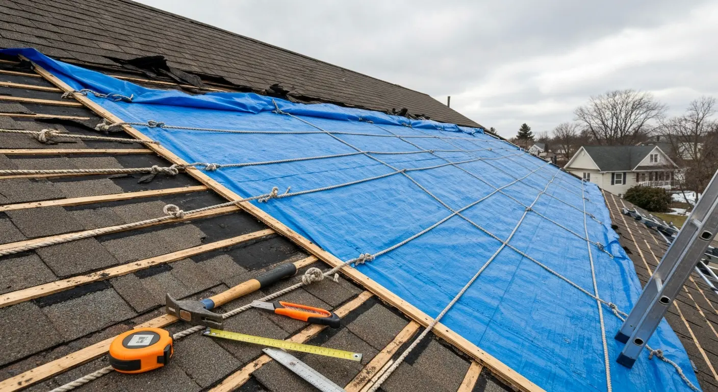 Emergency roof damage assessment